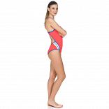 W TEAM STRIPE SUPER FLY BACK ONE PIECE