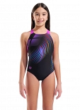 G Pinwheel Swimsuit V Back