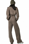 WOMEN'S FADED-EFFECT HIGH WAIST JAZZ PANTS