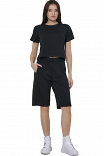 WOMEN'S WIDE-LEG BERMUDA SHORTS