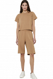 WOMEN'S WIDE-LEG BERMUDA SHORTS