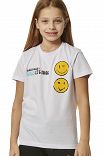 GIRLS SHORT SLEEVE FLOCK PRINT T-SHIRT