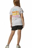GIRLS SHORT SLEEVE FLOCK PRINT T-SHIRT