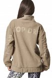 WOMEN'S OVERSIZED SHERPA-FLEECE