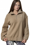 WOMEN'S OVERSIZED SHERPA-FLEECE