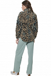 WOMEN'S HALF-ZIP PRINTED SHERPA