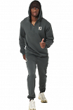 MEN'S HALF-ZIP HOODED SWEATSHIRT