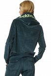 WOMEN'S VELOUR HOODIE JACKET