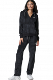 WOMEN'S VELOUR HOODIE JACKET