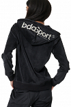 WOMEN'S VELOUR HOODIE JACKET