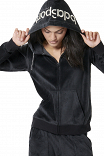 WOMEN'S VELOUR HOODIE JACKET