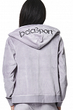 WOMEN'S VELOUR HOODIE JACKET