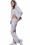WOMEN'S VELOUR HOODIE JACKET