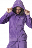 WOMEN'S VELOUR HOODIE JACKET