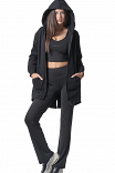 WOMEN'S LONG FISHTAIL HOODED JACKET