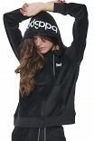 WOMEN'S VELOUR HOODIE JACKET