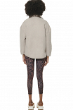 WOMEN'S OVERSIZED BOUCLE-FLEECE FULL-ZIP JACKET