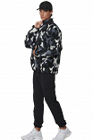 MEN'S PRINTED SHERPA-FLEECE JACKET