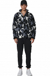 MEN'S PRINTED SHERPA-FLEECE JACKET