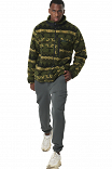 MEN'S PRINTED SHERPA-FLEECE JACKET