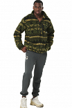 MEN'S PRINTED SHERPA-FLEECE JACKET