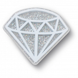 Blue Glitter Diamond