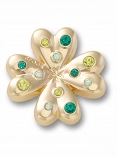Gold SMT Gem Clover
