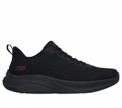 Textured Engineered Knit Lace Up