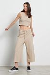 BDTKW HIGHWAIST WIDE LEG PANTS 7/8-MEDIUM CROTCH