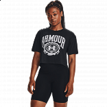 UA COLLEGIATE CROP SS