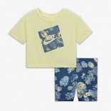 BOXY TEE & BIKE SHORT