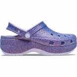 Platform Irid Glitter Clog