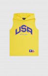 Hooded Sleeveless T-Shirt