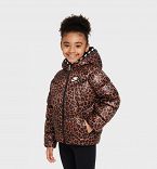 CHEVRON PRINTED PUFFER JKT