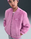 NIKE FAUX FUR BOMBER