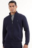 MEN'S ZIPPER MOCK NECK BASIC