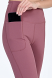 WO'S HIGH WAISTED POCKET FLARED PANTS