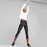 RUN FAVORITE REG RISE AOP 3/4 TIGHT W