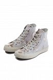 CHUCK TAYLOR BRUSH OFF LEATHER HI