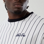 NE PINSTRIPE OS TEE NEWERA  WHINVY