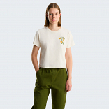 W FLORA EMBRO RG SS TEE