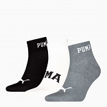 PUMA UNISEX LOGO QUARTER 3P