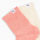 PUMA WOMEN ZIGZAG SHORT SOCK 2P