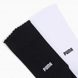 PUMA WOMEN SCALLOP EDGE SOCK 2P