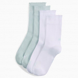 PUMA WOMEN SCALLOP EDGE SOCK 2P