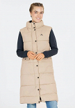 Amaretto W Long Puffer Vest