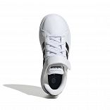 Grand Court Lifestyle Court Elastic Lace and Top Strap Shoes