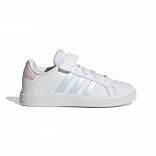 Grand Court Lifestyle Court Elastic Lace and Top Strap Shoes