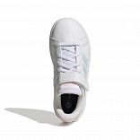 Grand Court Lifestyle Court Elastic Lace and Top Strap Shoes