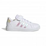 Grand Court Lifestyle Court Elastic Lace and Top Strap Shoes